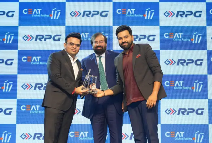 Rohit Sharma and Rahul Dravid Shine at CEAT Cricket Rating Awards 2023-24