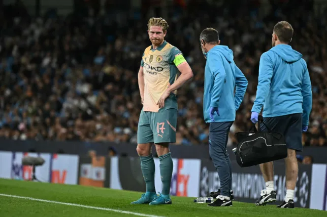 Pep Guardiola provides latest update on Kevin de Bruyne's injury status ahead of Manchester City's clash with Arsenal