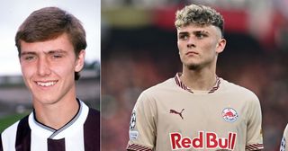 Lee Clark makes it clear who the better player is - him or his son Bobby Clark - in easy decision