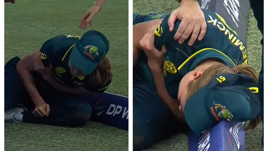 Australia Star Suffers Injury on Field during Women's World Cup, Physios Rush to Her Aid as she Cries out in Pain