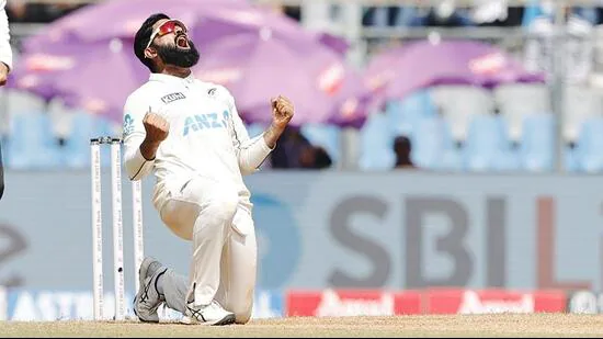 Ajaz Patel shines as New Zealand hands India their first 3-0 Test series defeat at home