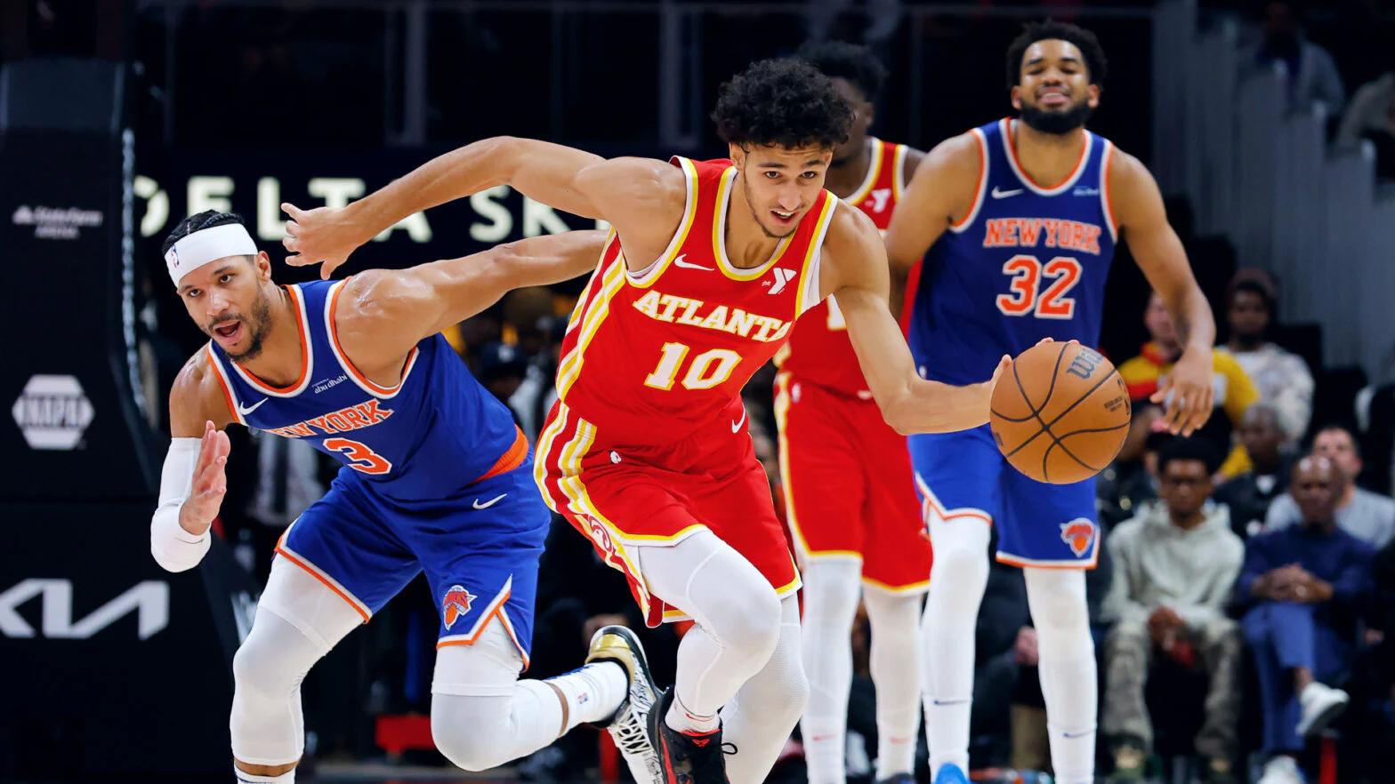 Hawks rookie Zaccharie Risacher dominates Knicks with impressive breakout performance