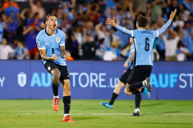 Darwin Nunez celebrates victory over former Liverpool rival in Uruguay's win