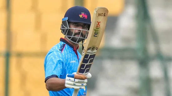 Ajinkya Rahane's Explosive Batting Display Ignites SMAT with Hat-Trick of 50s, Including Dominating Hardik Pandya