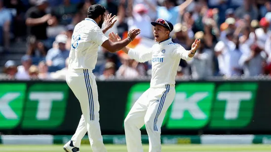 ICC Test Team of the Year led by Captain Pat Cummins with Jasprit Bumrah, Ravindra Jadeja, and Yashasvi Jaiswal as key players