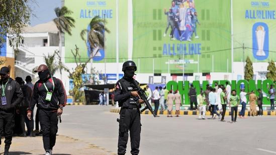 Title: 'Fearful Atmosphere': New Zealand batter ducks as Karachi crowd is startled by loud noise in Pakistan's Champions Trophy match