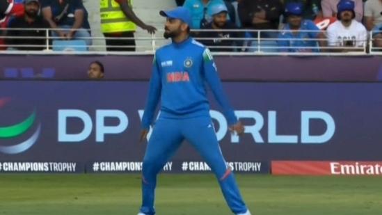 Virat Kohli channels his inner Cristiano Ronaldo, celebrates with 'Siuu' during IND vs NZ Champions Trophy match