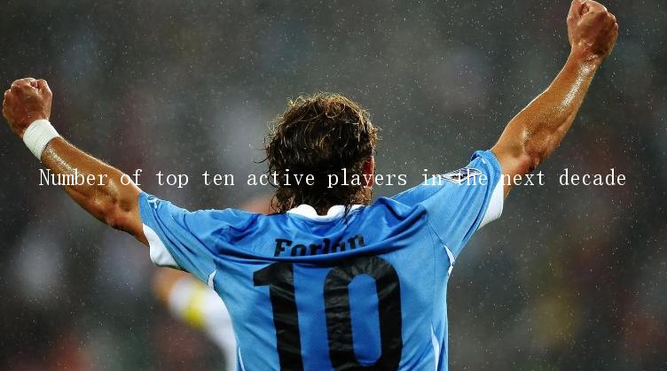 Number of top ten active players in the next decade